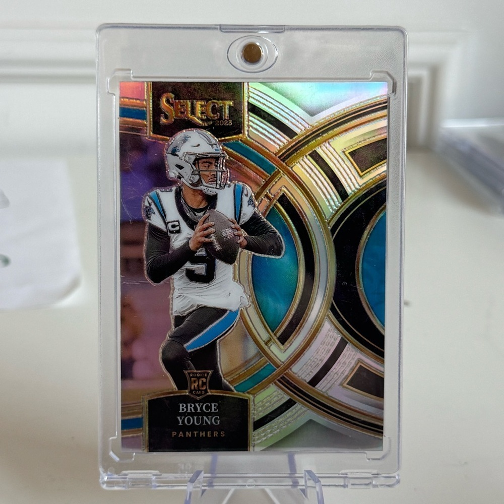 Panini Select Bryce Young Football Card - White, Black, Blue, Gold